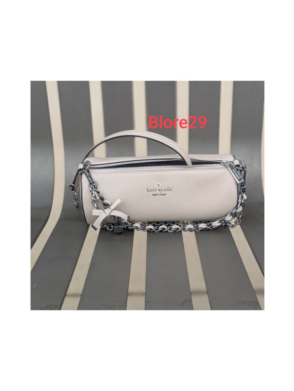 NWT Kate Spade Glazed Leather Pebble Roulette.